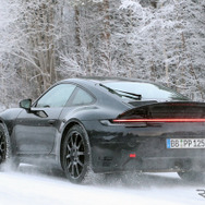 ポルシェ 911 改良新型プロトタイプ（スクープ写真）