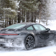 ポルシェ 911 改良新型プロトタイプ（スクープ写真）