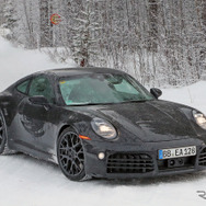 ポルシェ 911 改良新型プロトタイプ（スクープ写真）