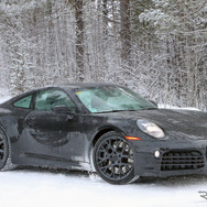 ポルシェ 911 改良新型プロトタイプ（スクープ写真）