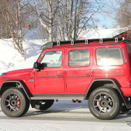 メルセデス AMG G500/G550 4×4スクエアード 後継モデル（スクープ写真）