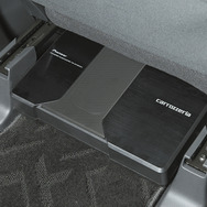 パワードサブウーファーの設置例（カロッツェリア・TS-WH500A）。