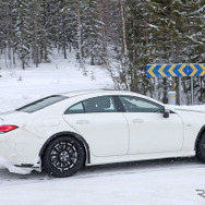 メルセデスベンツ CLS 開発車両（スクープ写真）