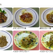 大学生協のメニューサンプル（一部）