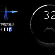 トップマウントメーター 目的地案内画面