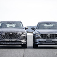 マツダ CX-60 プロトタイプ（左）とCX-5（右）