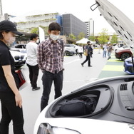 有明ガーデン（東京都江東区）にて開催した「レスポンス読者限定EV・PHEV試乗会」