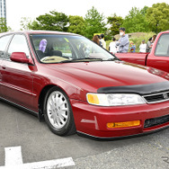 左ハンドルのホンダ フィット！ US仕様で雰囲気激変…34th MOONEYES Street Car Nationals