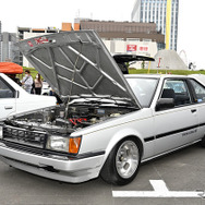 左ハンドルのホンダ フィット！ US仕様で雰囲気激変…34th MOONEYES Street Car Nationals