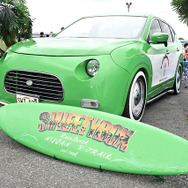 左ハンドルのホンダ フィット！ US仕様で雰囲気激変…34th MOONEYES Street Car Nationals