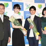 杉本達治副知事、剛力彩芽、菅谷哲也、小島藤子／WEBドラマ「夢叶う、福井県（仮）」、「あの頃のわたしへ（仮）」製作発表会見
