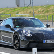 ポルシェ 911 GT3 改良新型プロトタイプ（スクープ写真）