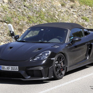 ポルシェ 718ボクスター スパイダー RSプロトタイプ（スクープ写真）