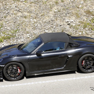 ポルシェ 718ボクスター スパイダー RSプロトタイプ（スクープ写真）