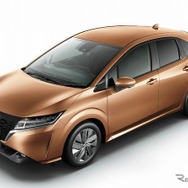 日産 ノート 新色サンライズカッパー