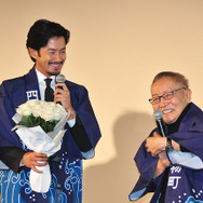 竹野内豊、石橋冠監督／『人生の約束』初日舞台挨拶