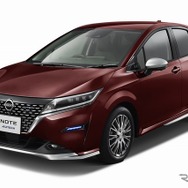 日産 ノート AUTECH 新色バーガンディ