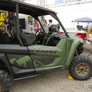 ヤマハの四輪バギー「ウルヴァリン RMAX4」（RESCUE EXPO in 立川）