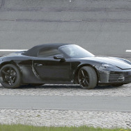 ポルシェ 718ボクスターEV 次期型プロトタイプ（スクープ写真）