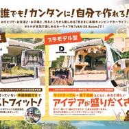 マイカーをキャンピング仕様にできるDIYセット「VAN DE Boom」が新登場