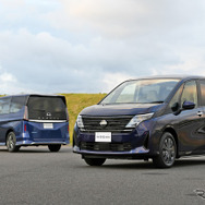 日産 セレナ 新型の「AUTECH」（左）とベースグレード（右）