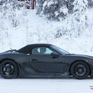ポルシェ ボクスター 次期型EVプロトタイプ（スクープ写真）