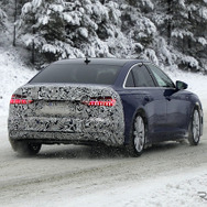 アウディ A6 セダン 改良新型プロトタイプ（スクープ写真）