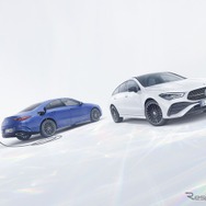 メルセデスベンツ CLA 250 e クーペ 改良新型と CLA 250 e シューティングブレーク 改良新型