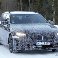 BMW i5ツーリング プロトタイプ（スクープ写真）