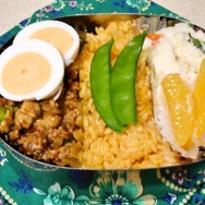 記憶力＆集中力upに効く簡単ドライカレー弁当