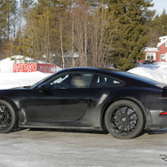 ポルシェ 911ターボ 改良新型プロトタイプ（スクープ写真）