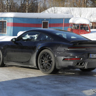 ポルシェ 911ターボ 改良新型プロトタイプ（スクープ写真）