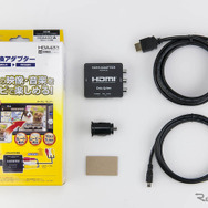 「HDMI変換アダプター」の一例（データシステム・HDA433-A）。