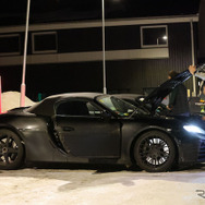 ポルシェ ボクスターEV プロトタイプ（スクープ写真）