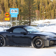 ポルシェ ボクスターEV プロトタイプ（スクープ写真）