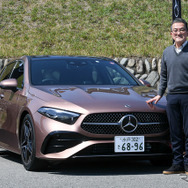メルセデスベンツ Aクラスと島崎七生人氏