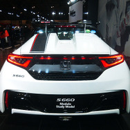 ルーフキャリアや専用スピーカーを装着したモデューロ S660 スタディモデル（東京オートサロン2016／1月15日／幕張メッセ）