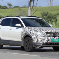 VW T-Cross 改良新型プロトタイプ（スクープ写真）