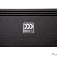 「ハイレベルインプット」を装備する「外部パワーアンプ」の一例（モレル・MPS 4.400）。