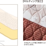 ココトリコオリジナルの「3層構造×キルティング加工」