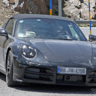 ポルシェ 911 タルガ 改良新型プロトタイプ（スクープ写真）