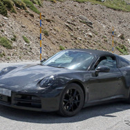 ポルシェ 911 タルガ 改良新型プロトタイプ（スクープ写真）