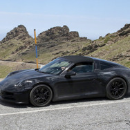 ポルシェ 911 タルガ 改良新型プロトタイプ（スクープ写真）