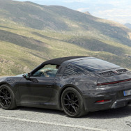 ポルシェ 911 タルガ 改良新型プロトタイプ（スクープ写真）