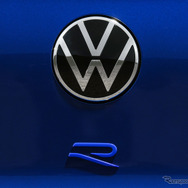 VW ゴルフR 20イヤーズ ブルー“R”エンブレムリヤハッチ