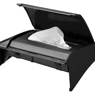 新型プリウス（60系）専用設計、カーメイトから車内のデッドスペースを活用したティッシュケースと、捨てやすくゴミが見えない設計のゴミ箱が新発売
