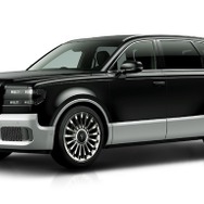 トヨタ・センチュリー新タイプ：麟鳳（りんぽう）ブラック×シルバー、オプション装着車