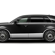 トヨタ・センチュリー新タイプ：麟鳳ブラック×シルバー、オプション装着車