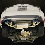 チタンカラーステンレステールセット（VSR）［63563V］TOYOTAカローラツーリングハイブリッド用実装例
