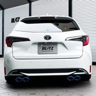 チタンカラーステンレステールセット（VSR）［63563V］TOYOTAカローラツーリングハイブリッド用実装例